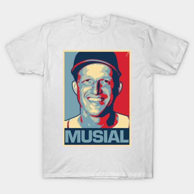 Musial T-Shirt by DAFTFISH